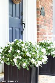 Summer Flower Planter Ideas With Impatiens On Sutton Place