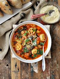 minestrone with borlotti, fennel & kale