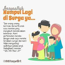 Keluarga bahagia menurut islam adalah sebuah keluarga yang berjalan sesuai dengan akidah dan syariat agama sehingga tercapai kehidupan yang barokah sakinah mawaddah warahmah. Keluarga Paling Bahagia Adalah Keluarga Yang Bisa Ngumpul Lagi Di Surga Semoga Keluarga Kita Salah Satunya Yah Taqwart Ilustrasiislam Keluargamusli