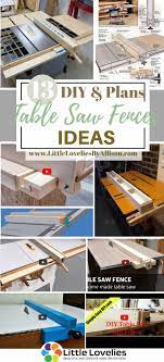 *free plans and full video tutorial!** make this simple and effective table saw sled today! 13 Diy Table Saw Fences You Can Build Easily