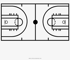 73 transparent png of basketball court. 11 Basketball Court Coloring Diagram 1000x1000 Png Download Pngkit
