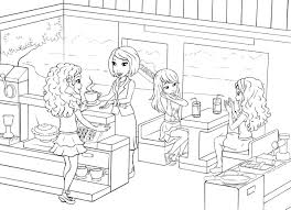 Friends themed coloring book | contains 35 unique designs modern designs and classic quotes will provide hours of fun and relaxation as you watch your favorite tv show. Lego Friends Coloring Pages Best Coloring Pages For Kids