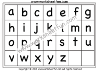 Letter Chart A To Z Alphabet Chart Alphabet Charts