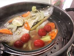 Bagaimana cara nak masak ikan kukus ala thai? Resipi Ikan Siakap Stim Limau Bawang Jeruk Yang Mudah Dan Sedap Jmr23