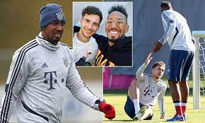 A look at how the sporting calendar has been affected by the coronavirus outbreak. Jerome Boateng Slaps Bayern Munich Team Mate Leon Goretzka In The Face Daily Mail Online