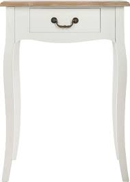 Son style exotique s'intégrera table de chevet / bout de canapé chinois hévéa 1 tiroir, 1 plateau 60x40x60cm maori. Table De Chevet Charme 1 Tiroir Blanche Plateau Bois 47x30x65cm Atmosphera