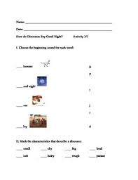 Do you have real friends? How Do Dinosaurs Say Goodnight Set Of 3 Activities By Spanishguru