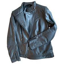 Porsche Design Black Leather Leather Jacket Porschedesign Cloth Leather Jacket Leather Jackets Women Black Leather