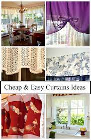 Because i tend to get tired of things quickly. Cheap And Easy Curtain Ideas Exquisitely Unremarkable