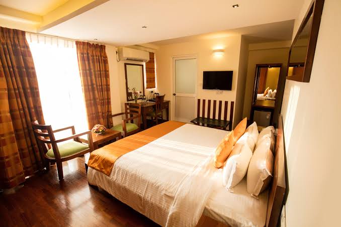 Hotel room interior