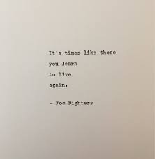 Being in nirvana was amazing an experience that will never happen again for. Foo Fighters Texte Eingegeben Auf Schreibmaschine Etsy