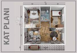 Prefabrik ev fiyatları ve modelleri, tek katlı prefabrik evler, dubleks prefabrik evler ve çok daha fazla ev seçeneğine villa yapı garantisi ile ulaşabilirsiniz! Prefabrik Ev 70 M 2 1 Super Kampanyali Prefabrik Evim
