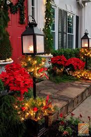 Holiday Door Decorating Ideas For Your Small Porch The Home Depot Christmas Lanterns Outdoor Christmas Farmhouse Style Christmas