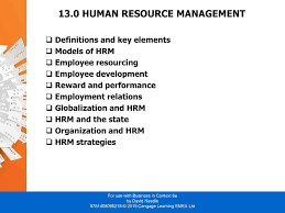 13 0 Human Resource Management Ppt Download