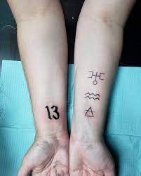 Aquarius Astrology Tattoo Tattoo Quotes Wrist Tattoos