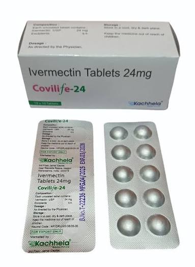 Ivermectin Tablets 24 mg (Covilife 24 ) at ₹ 250/strip of 10 tablets | Iverheal Tablet in Nagpur | ID: 2856442427073