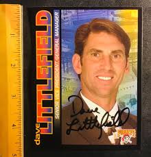 Pittsburgh Pirates GM DAVE LITTLEFIELD signed auto autographed photo  postcard