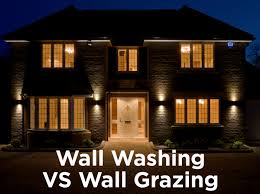 This steep angle accentuates the eye to the texture or surface of the wall by creating a dramatic lighting effect through the use of shadows. Accent Lighting Wall Washing Vs Wall Grazing 1000bulbs Com Blog