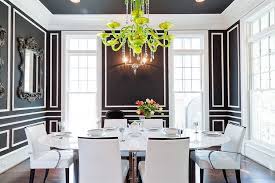 Put together a dining room set that expresses your style, or stop by a design center and let an ethan allen designer put one together for you. How To Use Black To Create A Stunning Refined Dining Room