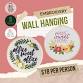 DIY Embroidery Wall Hanging