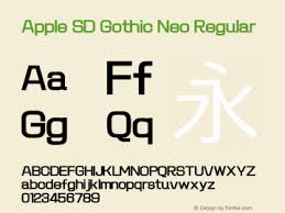 Apple Sd Gothic Neo Font Applesdgothicneo Font Applesdgothicneor Kscpc Euc H Font Apple Sd Gothic Neo Version 1 00 March 12 2014 Initial Release Font Ttf Font Heiti Font Fontke Com