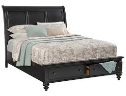 Slumberland Hampton Court Collection Black Queen Storage Bedstead King Storage Bed Bed Storage Bed
