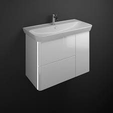 Plan De Toilette En Ceramique Avec Meuble Sous Vasque Sffr100 Burgbad
