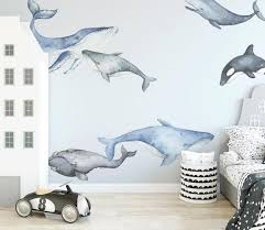 Limited time sale easy return. Huis Humpback Whale Wall Decal Vinyl Sticker Graphic Whale Wall Art Nursery Decor Luxclusif Com