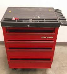 Maybe you would like to learn more about one of these? Task Force Rolling Red 4 Drawer Toolbox United Country Musick Sons