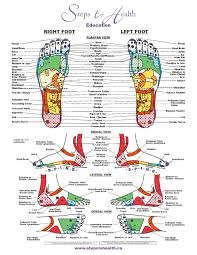 foot zoning chart our bodies communicate to us clearly and