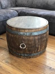Bauchiger Weinfass Couchtisch Mit Holzdeckel Whiskyfass Optik Weinfass Whisky Fass Holzfass Ideen