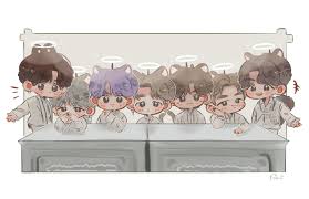 Twitter Com Bmyn39 Bts Chibi Bts Fanart Fan Art