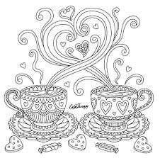 Coffee Love Coloring Page Color Therapy App Try This App For Free Get Colortherapy Me Love Coloring Pages Coloring Pages Heart Coloring Pages
