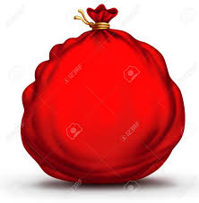 One way is a no sew santa sack, the other is a large stuff the presents in your santa sack and tie a pretty bow at the top! Santa Clause Gift Sack Or Red Holiday Present Bag Object With Stock Photo Picture And Royalty Free Image Image 48666918