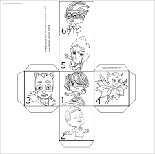 Dibujos de ropa para colorear. Pj Mask Para Pintar Dibujos Para Imprimir Y Colorear