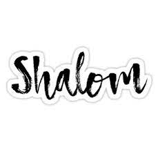 Shalom Stickers Madedesigns Madedesigns Sticker Stickers Laptopstickers Laptopsticker Cutelap Cute Laptop Stickers College Stickers Red Bubble Stickers