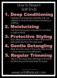 How To Prevent Split Ends On Natural Hair Natural Hair Styles Hair Care Growth Natural Hair Care Tips