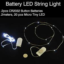 Sold and shipped by christmas central. 10 Pcs Lot Cr2032 Battery Operated Mini Micro Led String Lights 2m 20led Silver Copper String Light For Wedding Party Event 2m 20led 10 String Lightslight String Aliexpress