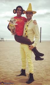 Do monkeys actually like yellow a lot? Curious George And The Man In The Yellow Hat Couple Costume