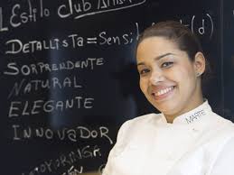 María Marte, de fregar platos a dos estrellas Michelin