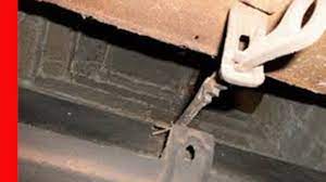Some fireplaces are simply decorative. My Flue Fell Out Of My Chimney Throat Damper Problems Youtube