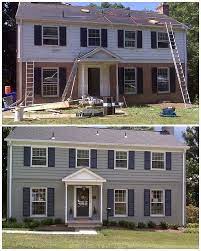 A covered entry makes an inviting first impression and continues to the formal foyer. Pin By Nikki Fuller On Wilson Boland Design House Paint Exterior Brick Exterior House Colonial House Exteriors