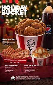 Kfc Menu Buckets Prices Chicken Menu Kfc Desserts Menu