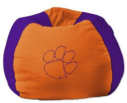 Ncaa Bean Bag Chair Team Clemson Bean Bag Chair Cool Bean Bags Bean Bag