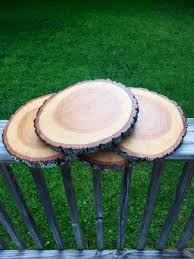 Large Wood Slices Wood Slice Centerpieces Rustic Wedding Decor Set Of 10 135 Wood Centerpieces Wood Slice Centerpieces Wood Slices