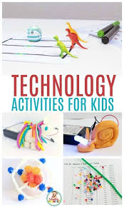 The Ultimate List Of Technology Activities For Kids Stem Activities Preschool Kids Technology Elementary Stem Activities