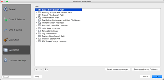 Application Tab Application Preferences Dialog Box Autocad For Mac 2017 Autodesk Knowledge Network