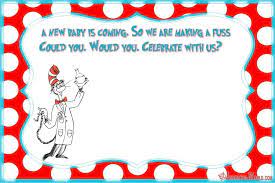 Dr Seuss Baby Shower Invitation Invitation World