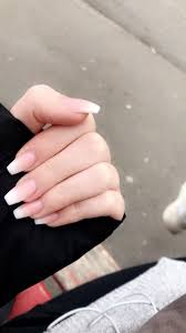 Allure spoke with nail they look natural and keep my nails (and cuticles) uniform and pretty for weeks longer than a regular. Girl Natural Acrylicnails And White Image 6478274 On Favim Com