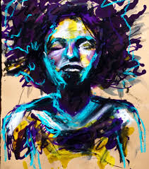 What substances inspired these watercolor artworks?